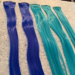 Blue and Turquoise extensions